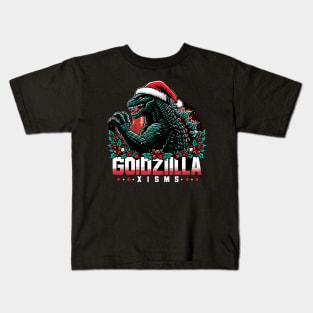 Godzilla - xmas Kids T-Shirt